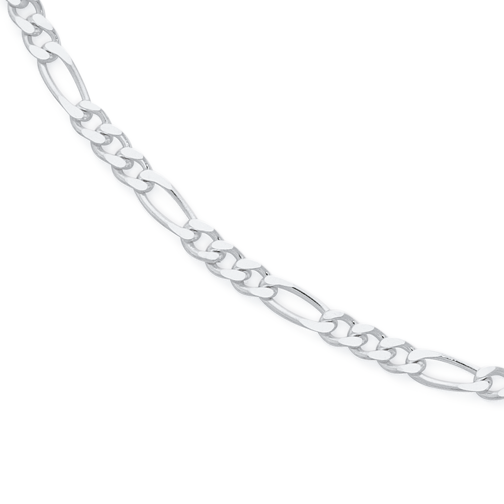 18K SOLID GOLD FIGARO CHAIN 3MM NECKLACE MADE IN ITALY ALL SIZES AVAILABLE 