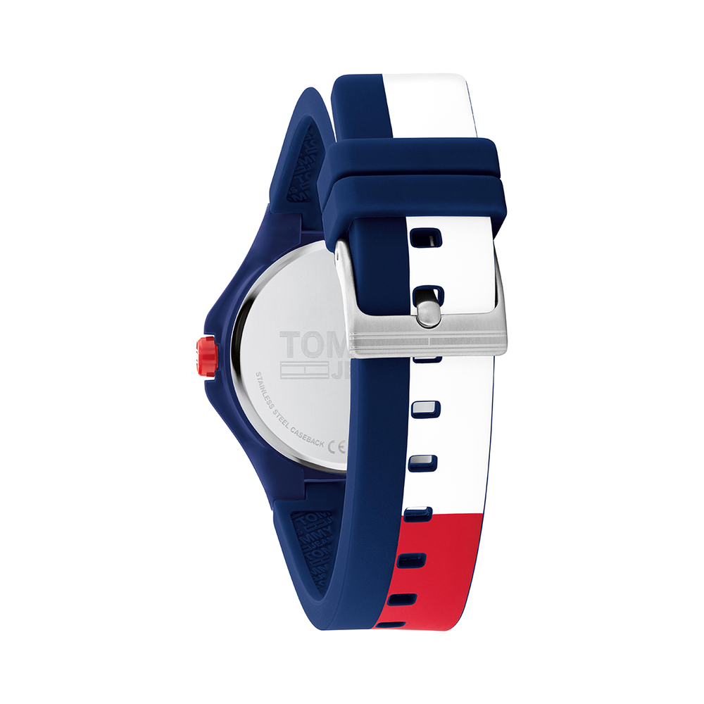 Gold and blue tommy hilfiger watch outlet