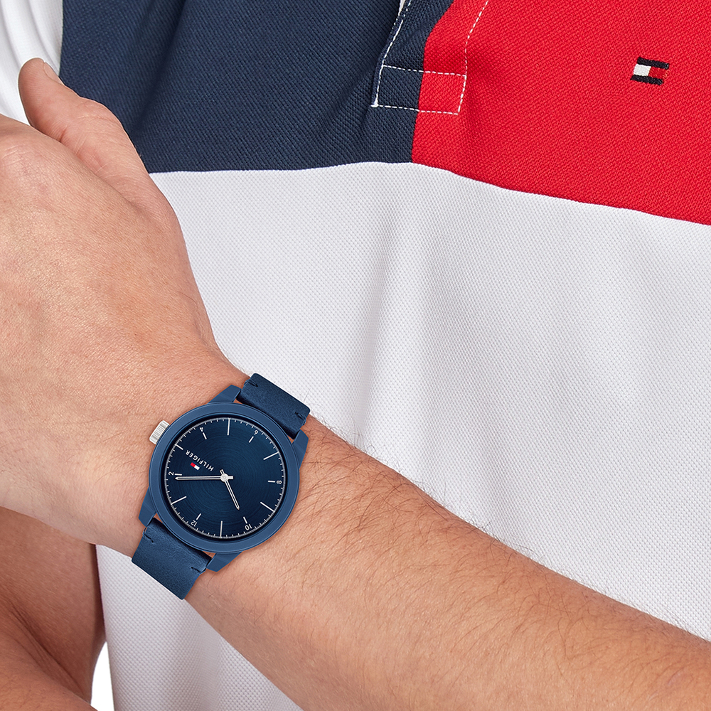 Tommy hilfiger navy blue watch cheap